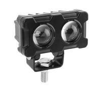 Nqimgv Foco Lente LED Para Motocicleta 2 Piezas Lentes Dobles Lámpara Antiniebla Auxiliar Para Luz Blanca Amarilla Doble Color Faros De Motocicleta(3inch-1pc)