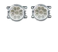 Nqimgv Para Citroen Para C3/4/5/6 Para C-crosser Para Xsara Para Picasso 1999-2015 Faros LED Halógenos Antiniebla Montaje Lámpara Vidrio Faros Antiniebla(White LED)