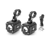 Nqimgv Para Coche Para SUV Para ATV Para UTV Luces Antiniebla Led Motocicleta Vehículo Eléctrico Conducción Auxiliar Carretera Foco Luz Alta Moto Faros De Motocicleta(2pcs Black)