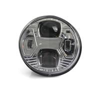 Nqimgv Para Vespa Para GTS 300 GTS300 Faro LED Accesorios De Motocicleta Delantero 3 Colores Faros De Motocicleta(Cromo)