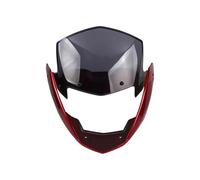 Nqimgv Para YBR125 YBR125K Para YBR 125 K JYM125-7 Faro Delantero Motocicleta Linterna Para Cabeza Con Piezas Parabrisas Carenado Faros De Motocicleta(Fairing red)
