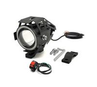 Nqimgv Para Z650 Para Z900 Z800 Para NINJA 250 300R Z250 125W Faro Motocicleta 3000LM Luz Cruce Flash U7 LED Auxiliar Faros De Motocicleta(1 piece of green)