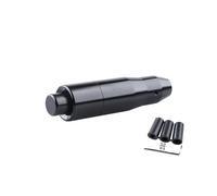 Nqimgv Perilla Cambio Marchas Para Coche Con Botón Pulsador Palanca Metálica Modificada Automática Para La Mayoría Los Coches Cabeza Palanca Cambios(Negro)