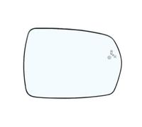 Nqimgv Wing Mirror Glass para Ford para Edge 2015 2016 2017 2018 versión Estadounidense Espejo retrovisor Lateral de Coche con Ciego calentado(Derecha)