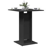 NQJIBUE Home Garden - Mesa de bistró, color negro, 60 x 60 x 75 cm, madera de ingeniería