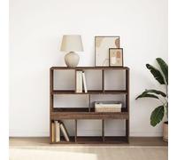 NQJIBUE Home Garden,Mueble de libros / divisor de habitación roble marrón 100 x 33 x 94,5 cm