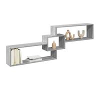 NQJIBUE Item-Wall Cabinet - Armario de pared (158 x 18 x 53 cm), color gris