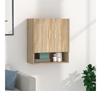 NQJIBUE Item-Wall Cabinet Sonoma Oak 60 x 31 x 70 cm, madera de ingeniería, armarios y almacenamiento, armarios de almacenamiento y taquillas