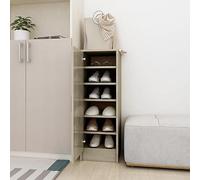 NQJIBUE Zapatero de madera de roble Sonoma, 32 x 35 x 92 cm, madera de ingeniería