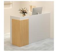 NQNFWCRJ Mostrador de Recepción Compacto con Cajones con Cerradura Y Panel de Privacidad Elevado con Una Altura Cómoda de 75cm for Cajas Registradoras de Tiendas de Ropa