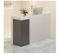 NQNFWCRJ Mostrador de Recepción Compacto con Cajones con Cerradura Y Panel de Privacidad Elevado con Una Altura Cómoda de 75cm for Cajas Registradoras de Tiendas de Ropa