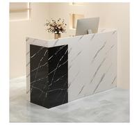 NQNFWCRJ Mostrador de Recepción Compacto con Cajones con Cerradura Y Panel de Privacidad Elevado con Una Altura Cómoda de 75cm for Cajas Registradoras de Tiendas de Ropa