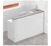 NQNFWCRJ Mostrador de Recepción Mostrador de Caja Bancone con Espacio de Almacenamiento con Tablero Extensible Y Armarios Opcionales a Ambos Lados Incluye Cajones con Cerradura Y Herrajes Silenciosos