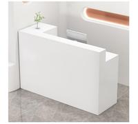 NQNFWCRJ Mostrador de Recepción Mostrador de Caja Bancone con Espacio de Almacenamiento con Tablero Extensible Y Armarios Opcionales a Ambos Lados Incluye Cajones con Cerradura Y Herrajes Silenciosos