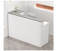 NQNFWCRJ Mostrador de Recepción Mostrador de Caja Bancone con Espacio de Almacenamiento con Tablero Extensible Y Armarios Opcionales a Ambos Lados Incluye Cajones con Cerradura Y Herrajes Silenciosos