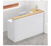 NQNFWCRJ Mostrador de Recepción Mostrador de Caja Bancone con Espacio de Almacenamiento con Tablero Extensible Y Armarios Opcionales a Ambos Lados Incluye Cajones con Cerradura Y Herrajes Silenciosos