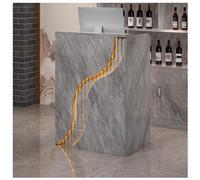 NQNFWCRJ Mostrador de Recepción Mostrador de Caja Vitrinas con Esquinas Redondeadas Encimeras Dobles Cajones con Cerradura Y Tiradores de Metal Lacado Correderas for Cajones con Herrajes