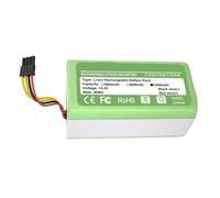 NQWJFYXP Batería For Robot Aspirador, 14,4 V, 2600 MAh, De Iones De Litio, Compatible con Conga 1290, 1390, 1490 Y 1590, Y con Gutrend Echo 520.(3200mAh)