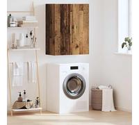 Nqyjm - Armario colgante con estantes y 2 puertas, mueble de pared, madera, 69,5 x 34 x 90 cm, madera de ingeniería, armario flotante para cocina, salón modelo 2