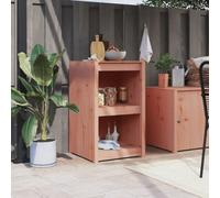Nqyjm Armario de cocina para exteriores, 55 x 55 x 92 cm, madera maciza Douglas, armario de almacenamiento para jardín, balcón