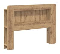 Nqyjm Cabecero de Cama con Estante de Almacenamiento Armario de cabecera de Cama Roble Artesanal Madera de Ingeniería para Sommier, Dormitorio, Interior L80H01272