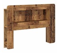 Nqyjm Cabecero de Cama con Estante de Almacenamiento Armario de cabecera de Madera Antigua Madera de Ingeniería para Sommier, Dormitorio, Interior L80H01271