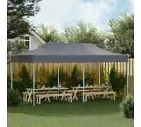 Nqyjm Carpa de Fiesta desplegable Plegable Antracita pergolas de Jardin,Carpas para Exteriores para Reception,Fiesta,Camping,Festival,Cerveza