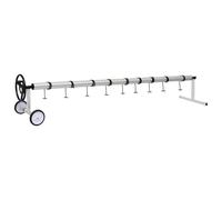 Nqyjm Enrollacobertor para Piscinas con Base de Acero