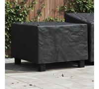 Nqyjm Funda para Muebles Liso Negro 99 x 99 x 60 cm Tela Oxford 210D Cubierta Muebles Impermeable,Funda Conjunto Jardin Exterior Aplicable a Mesa y Sillas,Anti Viento, Anti UV