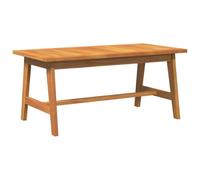 Nqyjm Mesa de Café Aceite Natural Madera de Acacia Sólida Mesa de Centro