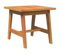 Nqyjm Mesa Lateral Aceite Natural Madera de Acacia Sólida Mesa Auxiliar