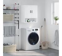 Nqyjm - Mueble de almacenamiento colgante con estantes y 2 puertas, armario de pared, 60 x 31 x 70 cm, madera de ingeniería, pared armario flotante para cocina, cuarto de baño, salón modelo 5