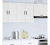 Nqyjm Mueble de almacenamiento colgante con estantes y 2 puertas, armario de pared de cocina, Porto blanco, madera de ingeniería, armario flotante, pared para cuarto de baño, salón, modelo 1