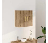 Nqyjm - Mueble de almacenamiento colgante con estantes y 2 puertas, armario de pared de roble artesanal, 60 x 31 x 60 cm, madera de ingeniería, pared armario flotante para cocina, salón modelo 3