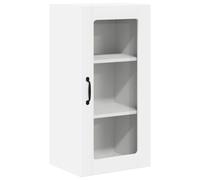 Nqyjm - Mueble de almacenamiento colgante con estantes y puerta, armario de cocina, color blanco, 40 x 31 x 80 cm, madera de ingeniería, armario flotante para cuarto de baño, salón modelo 1