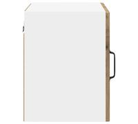 Nqyjm - Mueble de almacenamiento colgante con estantes y puerta armario de cocina, juego de 2 roble, artesanal, 40 x 31 x 40 cm, armario flotante, pared armario para salón modelo 1