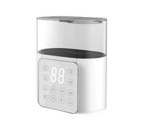 NQYZZFA Calentador De Biberones, Esterilizador Doble De Biberones Con Pantalla LCD, 9 En 1, Calentador Y Descongelador Rápido De Alimentos Para Bebés, Sin BPA, Para Leche Materna O Fórmula,Gris