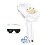 NQYZZFA Dispositivo De Depilación Láser, Depilación IPL Con Enfriamiento Por Hielo Indoloro, 3 Funciones, 9 Niveles De Energía, Para Mujeres Y Hombres, Rostro, Piernas, Línea Del Bikin