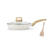 NQYZZFA Sartén De Cerámica Antiadherente Con Mango Resistente Al Calor, Sartén Premium Para Tortillas, Apta Para Cocinas De Inducción, Eléctricas Y De Gas, Libre De PFOS Y PFOA.,B,24CM