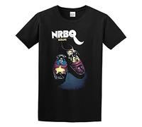 Nrbq Kick Me Hard - Camiseta unisex para hombre, color negro, Negro , S