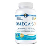 Nrdico Naturals Omega -3D Fabor de limn - 120 Geles blandos - 690 mg Omega -3 + 1000 IU Vitamina D3 - Aceite de pescado - EPA y DHA - Soporte inmun