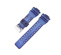 NRERDMT Correa Compatible con Casio G-Shock GA-100/110/120/150/200/300/400/700 GD-100/110/120 G-8900 GLS-100 Correa de Reloj de Pulsera de Silicona de Resina de 16 mm(Royal blue)