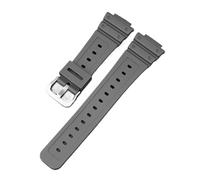 NRERDMT Correa de caucho de resina compatible con Casio G-SHOCK GA-2100 GA-2110 TPU Correa de reloj deportiva de liberación rápida for hombres y mujeres Accesorios de pulsera 16 mm(Grey)