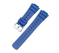 NRERDMT Correa de caucho de resina compatible con Casio G-SHOCK GA-2100 GA-2110 TPU Correa de reloj deportiva de liberación rápida for hombres y mujeres Accesorios de pulsera 16 mm(Dark Blue)