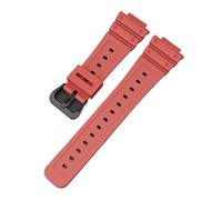 NRERDMT Correa de caucho de resina compatible con Casio G-SHOCK GA-2100 GA-2110 TPU Correa de reloj deportiva de liberación rápida for hombres y mujeres Accesorios de pulsera 16 mm(Red02)