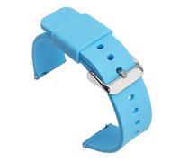 NRERDMT Correa de liberación rápida de 14/16/18/20/22/24 mm compatible con Huawei Watch GT 4 3 2 Pro Correa de silicona for reloj inteligente compatible con Samsung Galaxy Watch 6/5/4(Sky blue,12mm)