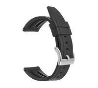 NRERDMT Correa de liberación rápida de caucho TPU 20 mm 22 mm 24 mm 26 mm Pulsera de silicona puntual Compatible con Seiko Omega Compatible con accesorios de relojes Rolex(Noir,20mm)