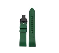NRERDMT Correa de reloj deportiva de liberación rápida compatible con Casio PROTREK PRW-60, PRW-30, PRW-50 y PRW-70YT de caucho fluorado for hombre de 23 mm.(Green black)