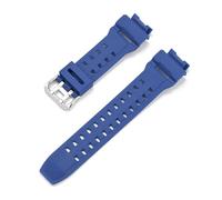 NRERDMT Correa de silicona de camuflaje compatible con Casio G-Shock G-9200 GW-9200 9101 9102 9110 9125 Accesorios de pulsera de banda de reloj de goma deportiva for hombres(Dark blue)