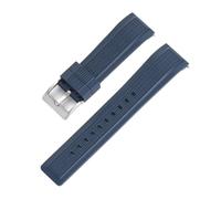 NRERDMT Correa de silicona líquida de 20 mm y 22 mm compatible con Huawei Watch GT5 GT4 GT 3 Watch4 Smartwatch Pulsera universal de liberación rápida compatible con Seiko(Royal blue01,20mm)
